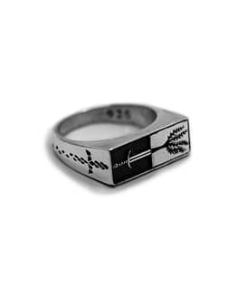 urban sterling providence sterling silver signet ring