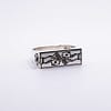 urban sterling gambler argentium silver signet ring