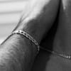 urban sterling silver slate bracelet