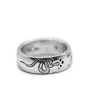 urban sterling venin argentium silver ring