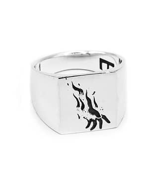 urban sterling hope argentium silver signet ring