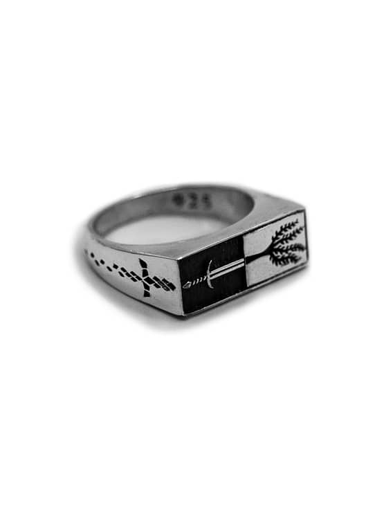 urban sterling providence sterling silver signet ring