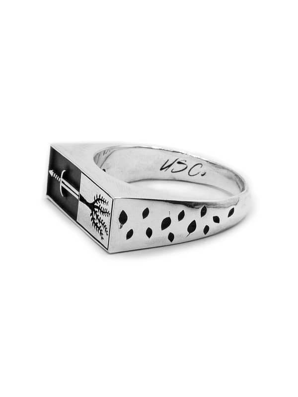urban sterling providence argentium silver signet ring