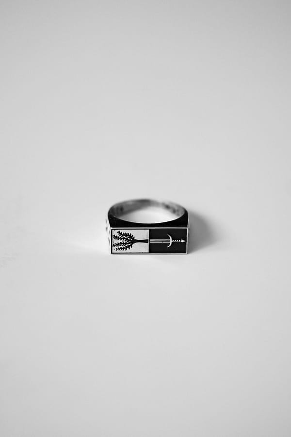urban sterling providence argentium silver signet ring